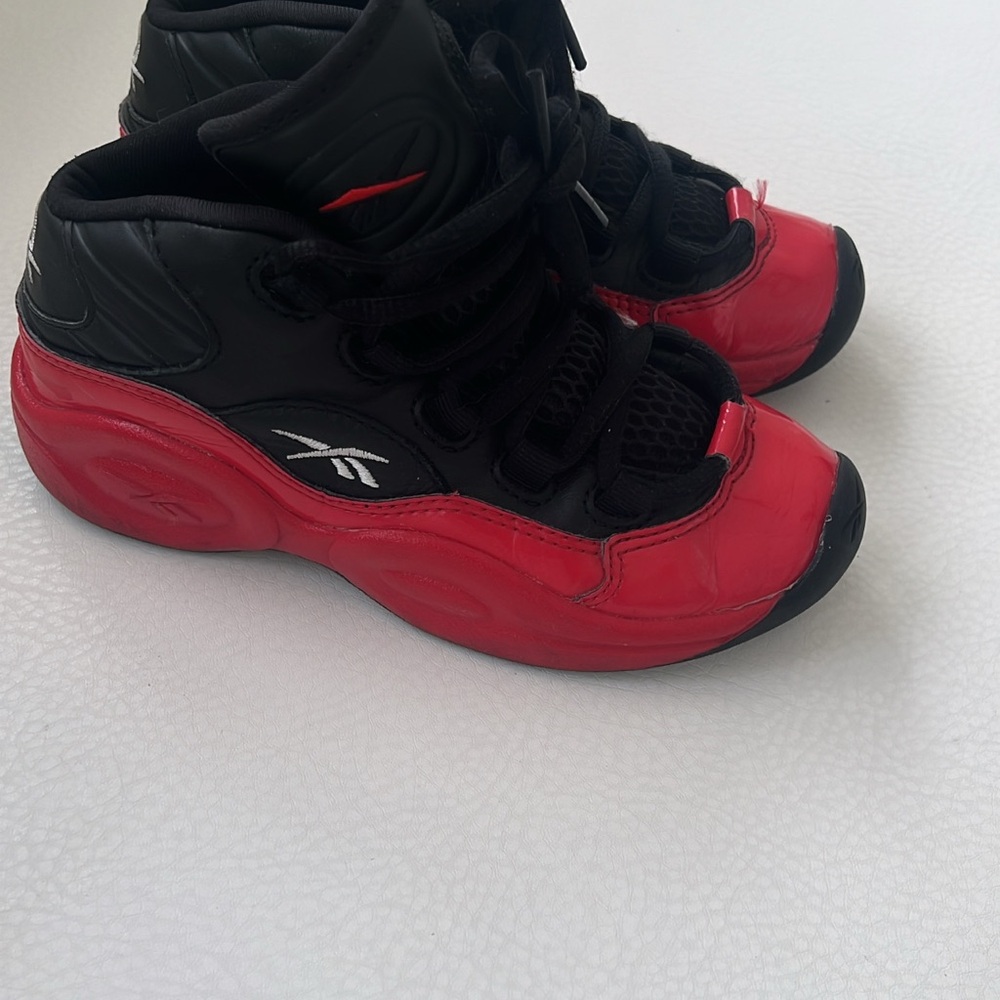 Reebok Kids Red and Black Sneakers